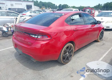 2015 Dodge Dart Gt из США, поврежденный, VIN 1C3CDFEB0FD166622